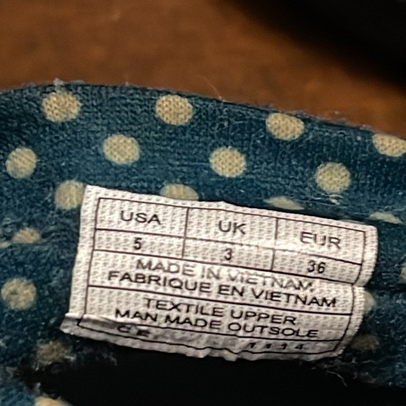 SANUK woman’s sz 5 YOGA SLINGER Teal Dots YOGA MAT FOOTBED THONG SANDALS - Picture 6 of 6